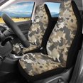 thumbnail image 2 of POLERO Camouflage Pattern Front Seat Cover for Women, Two Pack Car Seat Cover Stain Resistant Anti-Slip Vehicle Seat Covers, 2 of 13
