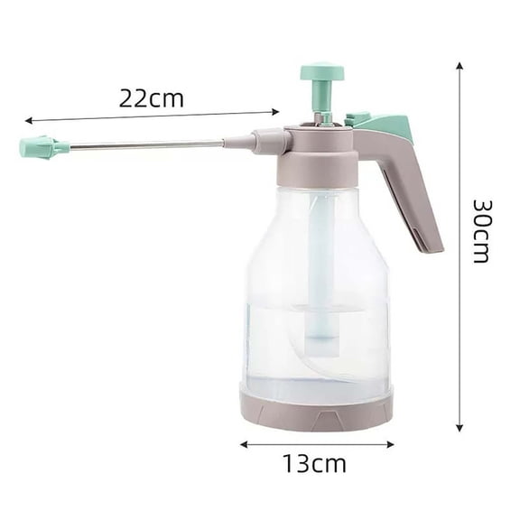 Handheld Garden Pump Sprayer, with Adjustable Nozzle Pressure Sprayer Hand Atomizer for Home Cleaning,Garden, Car Detailing & Washing Green