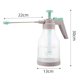 thumbnail image 3 of MTBLYS Botella pulverizadora de alta presión de 1,5 L | Pulverizador neumático de liberación automática para jardinería | Regadera de plástico resistente con boquilla desmontable, 3 of 7