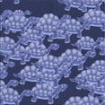 thumbnail image 1 of Ahgly Company Machine Washable Indoor Square Transitional Sky Blue Area Rugs, 4' Square, 1 of 7
