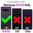 thumbnail image 6 of Asuwish Compatible with Samsung Galaxy S10 5G Phone Case Hybrid Rugged Shockproof Hard Protective Drop Proof Full Body Heavy Duty Mobile Cell Cover for S105G S 10 G5 Women Men Black, 6 of 8