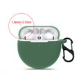 thumbnail image 4 of Funda de silicona duradera para auriculares Huawei Freebuds 4E, antiarañazos, color azul cielo, 4 of 5