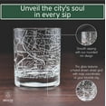 thumbnail image 4 of Greenline Goods Whiskey Glasses - 10 Oz Tumbler for Austin Lovers (Single Glass) - Etched with Austin Map - Old Fashioned Rocks Glass, 4 of 6