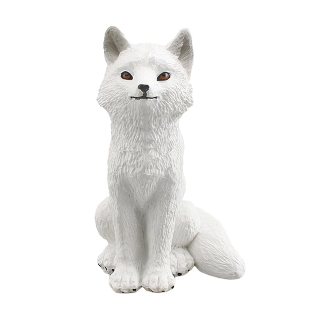 Estatua de Animal de simulación, figura de Animal, ornamento portátil realista, modelo de paisaje, estantería, actividades de estudio, regalos ártico
