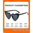 thumbnail image 4 of Premium Heart Sunglasses for Women with UV400 Protection, 4 of 4