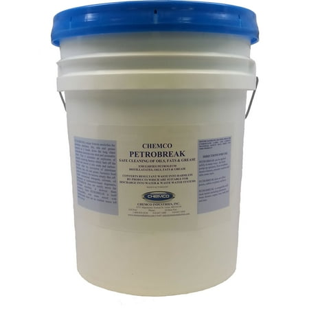 Grease Cleaner - Petrobreak by Chemco - Industrial Strength Grease Cleaner & Fire Suppressant - 6 Quarts/Case