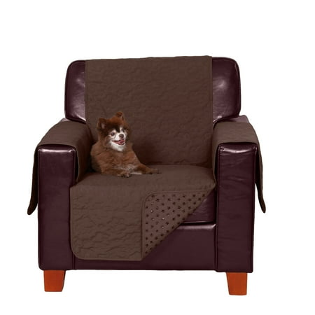 UPC: 0842229129151 | FurHaven Pet Products | Non-Skid Furniture Protector for Sofas & Chairs – Chair Dark Brown