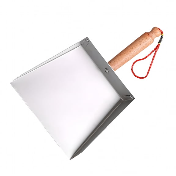 ACDANC Small Metal Dust Pan Dustpan Outdoor Home Cleaning Tool Lampshade Child Stainless Steel