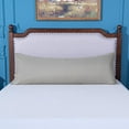 thumbnail image 4 of Ntbay Microfiber Ultra Soft Body Pillowcase with Envelope Closure, Wrinkle, Stain Resistant Body Pillow Cover, 20" x 54", Smoke Gray (Not Include Body Pillow), 4 of 5