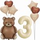 thumbnail image 1 of Globo inflable con forma de oso PRELITER, marrón, para decoración de fiesta de cumpleaños, 1 of 7