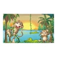 thumbnail image 2 of MKHERT Monkeys Doormat Non-slip Bath Mat Floor Mat 30x18 inch, 2 of 3