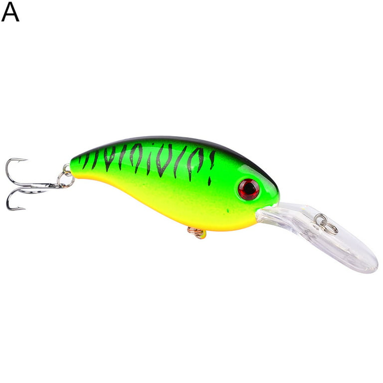 10cm 14.52g Crank Baits Fishing Lure, Crankbait Swimbaits Deep Diving  Sinking Hard Lure Fishing Tackle for Freshwater/Saltwater, 1Pc Artificial  Crank