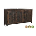 thumbnail image 7 of Taran Designs Milton 4-door Solid Wood Sideboard in Dark Brown, 7 of 7