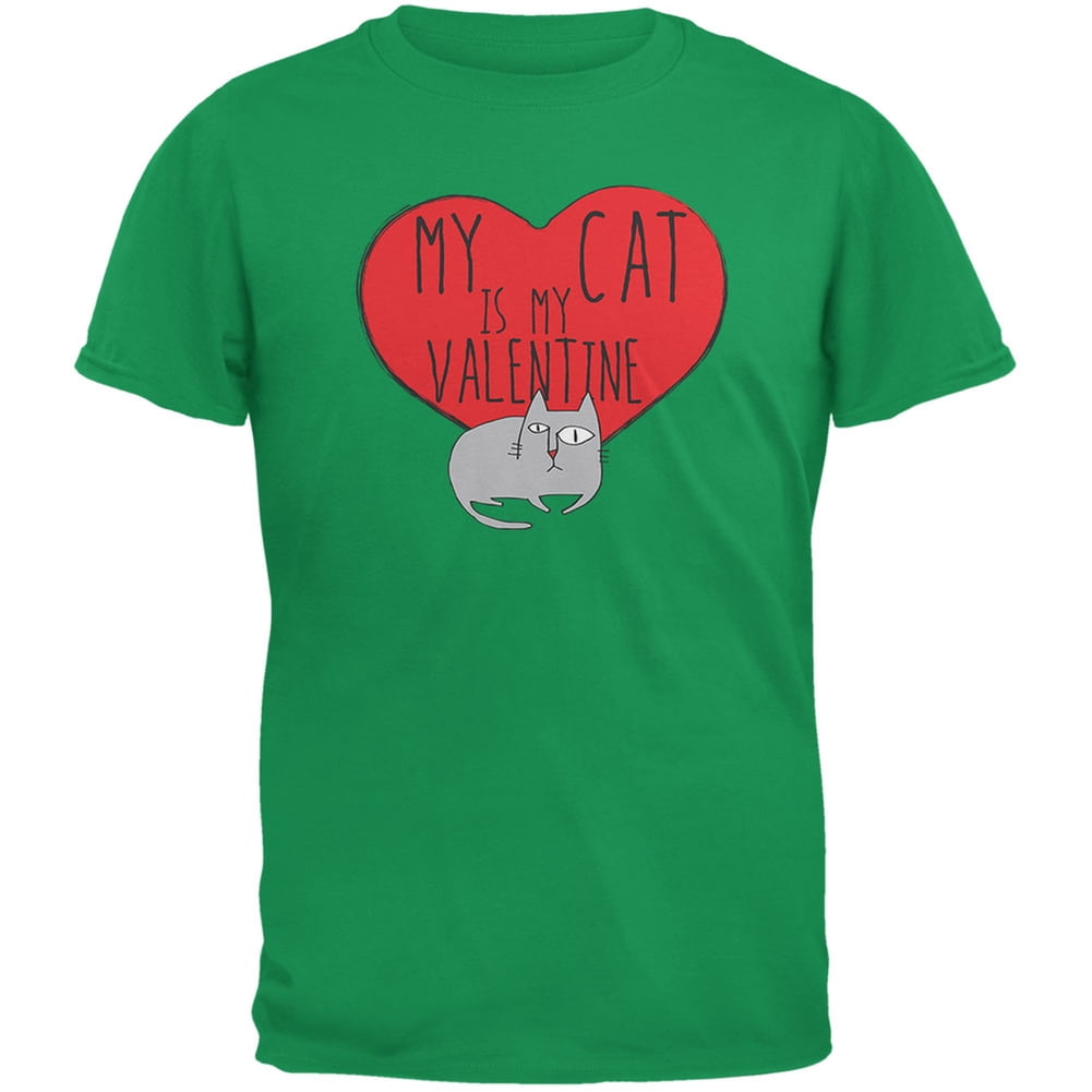 My Cat Is My Valentine Short-Sleeve Unisex T-Shirt Valentine gift