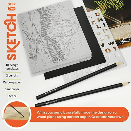 Beginners Wood Burning Kit for Kids and Teenage Boys & Girls - Cool Gifts for Boy or Girl Craft Projects. Best Gift Idea for Older Children. Teen Woodburning DIY Hobby Kits. Art Crafts Activities Toys