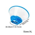 thumbnail image 3 of Clear Dog Cone Recovery Collar Adjustable, Soft Padded Breathable Elizabethan E Collar for Small Dogs Cats Puppies, Neck Protector After Surgery with Comfort Edge XL, 3 of 6