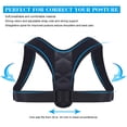thumbnail image 2 of Corrector Band, Support Back Corrector, Breathable Driver White Collar Worker For Man Woman Student, 2 of 8