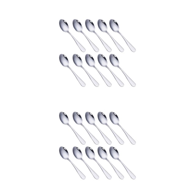Cuchara Wosthever de Acero Inoxidable para Niños y Adultos 10 Uds Tipo 4 2Conjunto