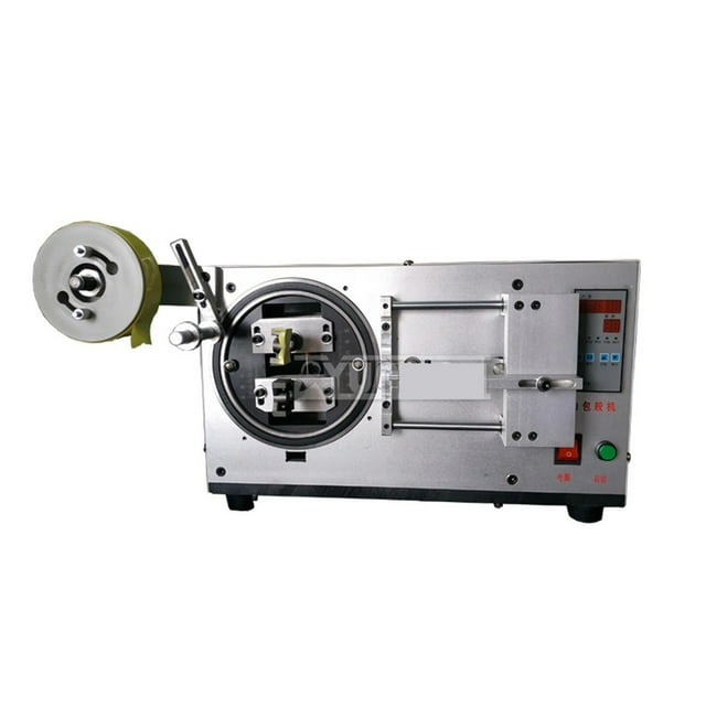 Automatic Tape Winding Machine, Shell Wrapping Machine For Transformer Coil, Magnetic Core, USB Charger, Heat Sink ,Yarn Tabletop Clamp