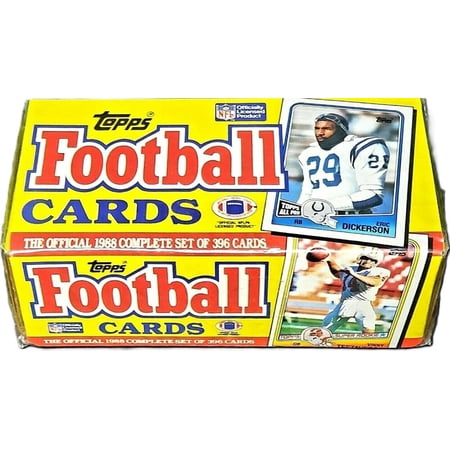 1988 Topps Factory Sealed Football Card Set Featuring Bo Jackson's Raider Rookie Card (Includes 396 Cards)