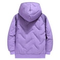 thumbnail image 4 of PINQI Youth Kids Fleece-Lined down Jackets Zip up Hooded Fuzzy Warm Coats Boys Winter Windproof Lightweight Outwear Clothes, 4 of 4