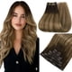 thumbnail image 1 of Extensiones de cabello humano real Easyouth con clip, 100 g, 56 cm, 1 of 9