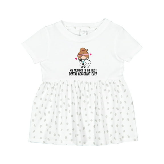 Inktastic Dental Assistant Mommy Girls Baby Dress