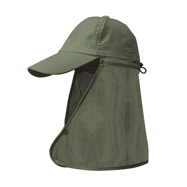 WTXUE Chapeau de Soleil, Large Bord Pliable Extérieur avec Châle Accessoire