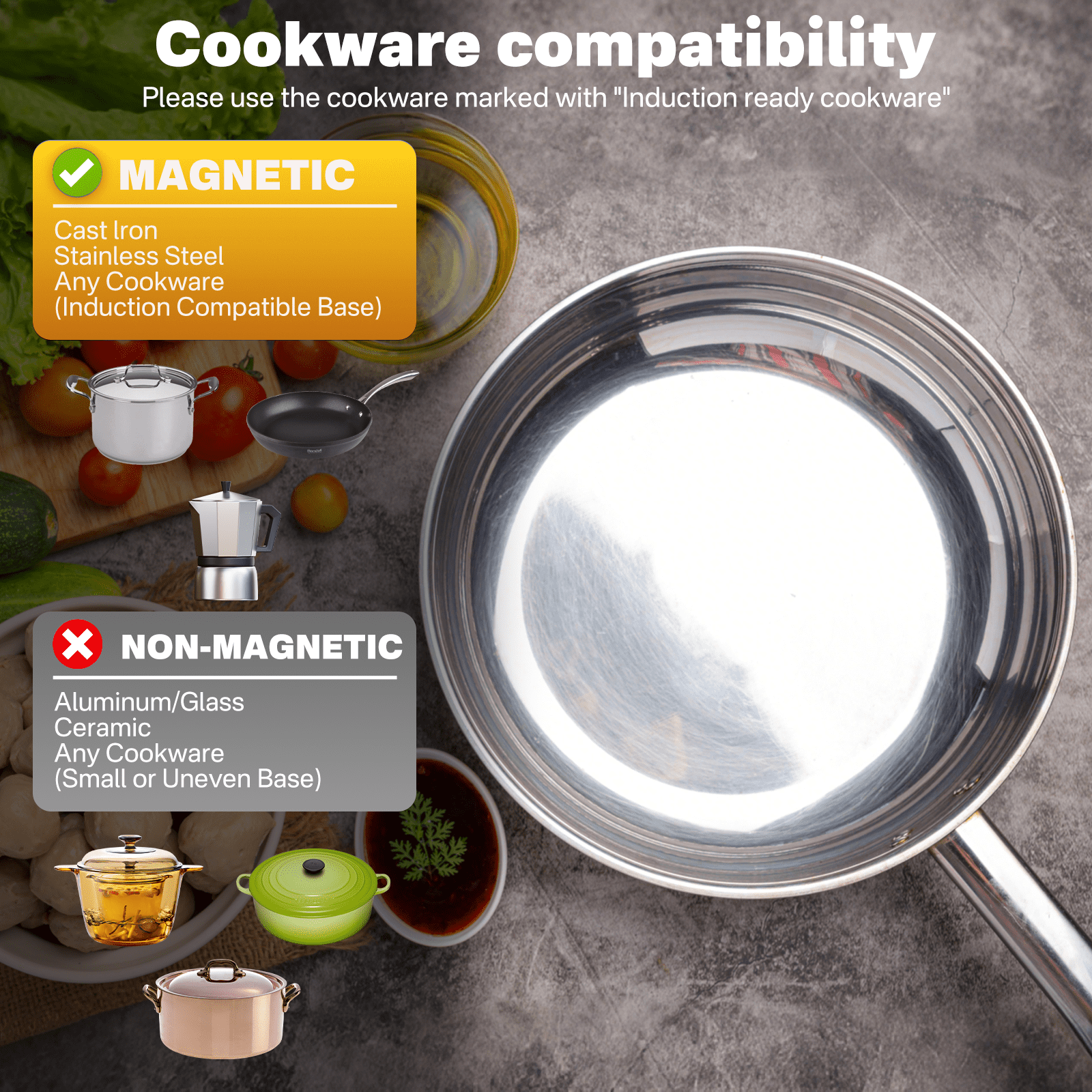 TYEMUI 12 Inch Dual Induction Cooktop, 2 Burner Electric Outdoor Stove, Built-In or Electric Portable Stove, Plug-in Outside Electric Stove with Timer & Child Lock, 120V Dual Zone Ceramic Glass Cookt