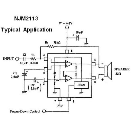 IC SMT Audio Amplifier - NJM2113D - 4 Pieces (Best Audio Amplifier Ic)