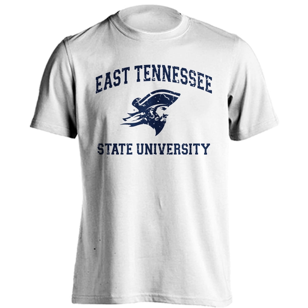 : Sport Your Gear East Tennessee State University Buccaneers ETSU  Distressed Retro Logo Long Sleeve T-Shirt : Sports & Outdoors