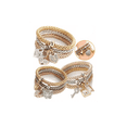 thumbnail image 1 of 3 Piezas Pulsera Mujer Heart Charm Promoción Set dorado, 1 of 3