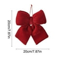 thumbnail image 3 of Lilixerw Medium Red 3D Christmas Bow,Xmas Decorative Bow for Xmas Tree Gift Wrapping Wedding Home Party Decor,Festive Accessory,7.87 x 7.87 inch, 3 of 7