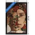 thumbnail image 3 of Shawn Mendes - Floral Wall Poster, 14.725" x 22.375" Framed, 3 of 5