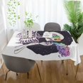 thumbnail image 3 of Yayeee Tablecloths 60" x 90" Rectangle Wrinkle Resistant Party Table Cover, White Skeleton, 3 of 8
