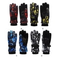 thumbnail image 4 of Minnieouse Guantes para niños Manoplas impermeables Niños Cálido Unisex Moda Estampado Grueso Niñas Niños Guante para esquiar al aire Type6 NO6, 4 of 6