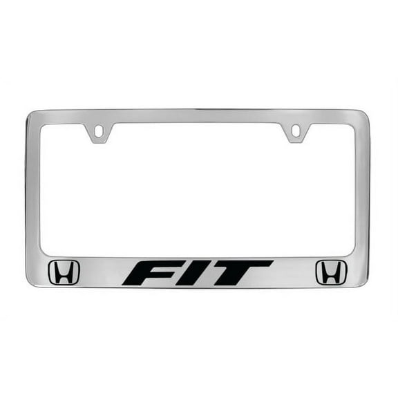 Honda Fit Chrome Plated Metal License Plate Frame Holder