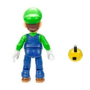 The Super Mario Bros. Movie 2023 - 5 inch Feature Luigi Action Figure with Accessory (NEW)