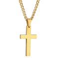 thumbnail image 2 of Eosunjian Fashion Men Simple Cross Pendant Alloy Necklace Chain Jewelry Christmas Day Gift, 2 of 13