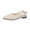 Beige, variant on Slingback Bow Flats for Women, Suede Dressy Shoes, Women's Bow Pointed Toe Flat Shoes Suede Slingback Low Heels Slip On Flats Fashion Comfortable Casual Dress Shoe, Yellow 7