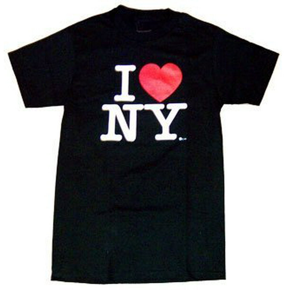 I Love Ny I Love Ny Tshirt (Large, Black)