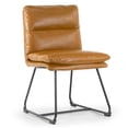 thumbnail image 4 of Set of 2 Alen Beige Fabric Dining Chair Wing Chair with Tufted Buttons and Nail Heads, 4 of 5