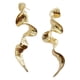 thumbnail image 4 of Pendientes colgantes para mujer, aretes geométricos, aretes colgantes irregulares de moda. Oro, 4 of 9