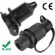 thumbnail image 2 of Enchufe de 12 V, enchufe para remolque, 3 pines para remolque, conector impermeable de 12 V, enchufe de 3 pines, adaptador macho hembra, enchufe de 3 pines para RV, caravana, tractor, camión, furgonet, 2 of 5