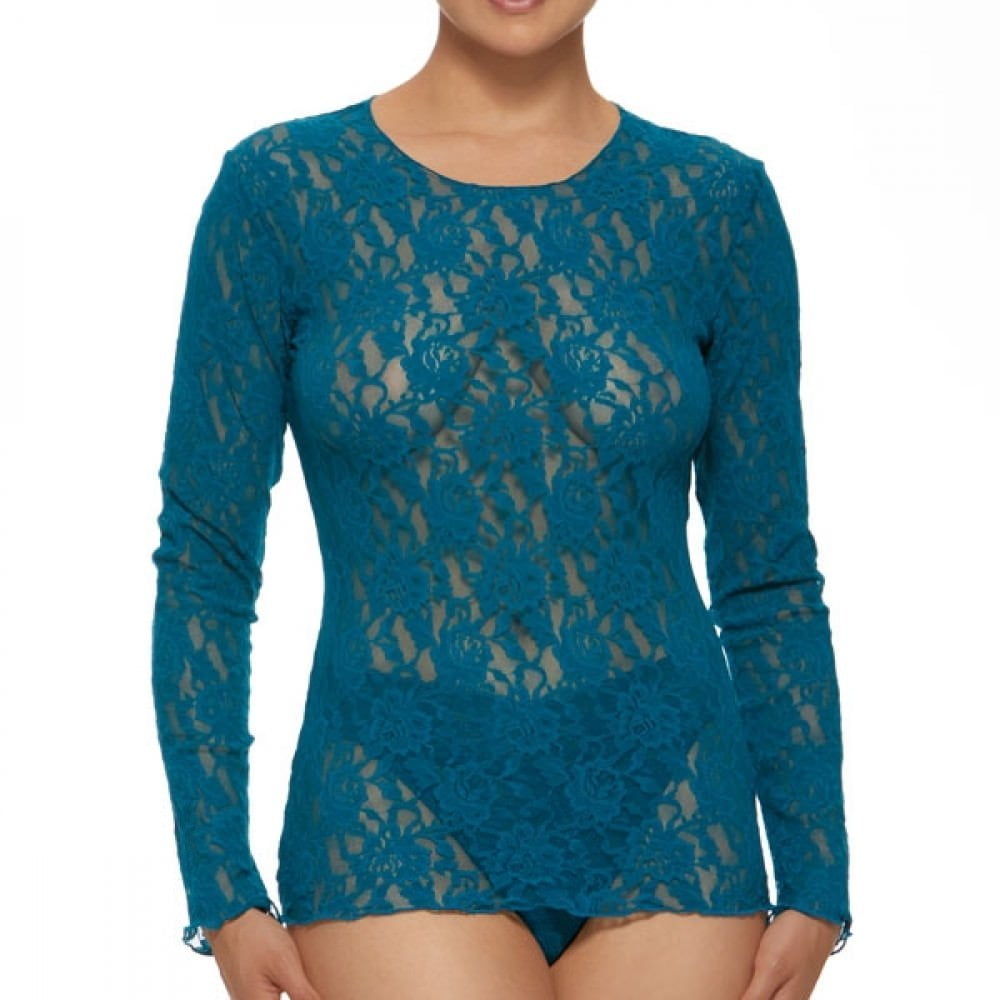 Hanky Panky - Hanky Panky Signature Lace Long Sleeve Top - Walmart.com - Walmart.com