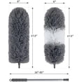 thumbnail image 7 of Microfiber Feather Duster with 100 Inches Extendable Pole, 2 Pack Dusters for Cleaning Ceiling, Fan, Furniture, 7 of 7