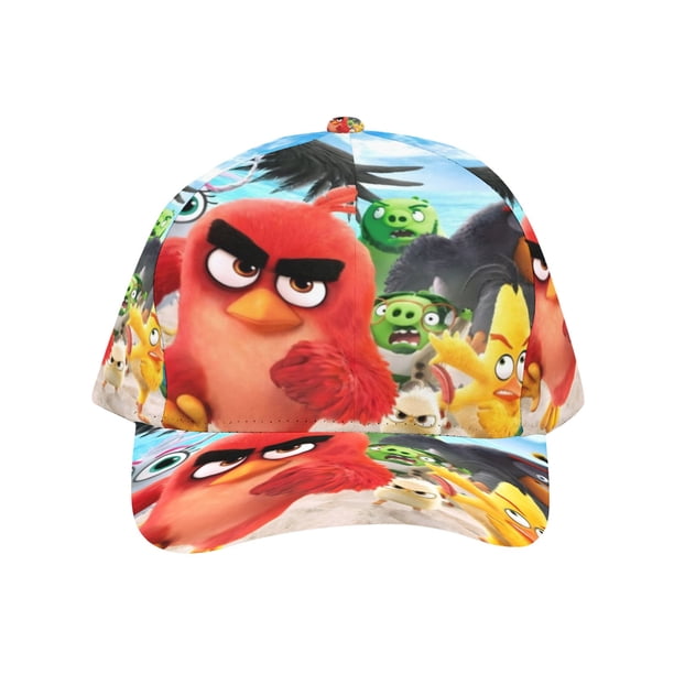 Pájaros Enojados Gorra de Béisbol para Hombres, Mujeres y Niños, Gorra Clásica de Visera Plana, Gorra Hip Hop Trucker, Snapback Ajustable