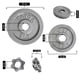 thumbnail image 3 of Set de Mancuernas Tayga 50 lb Ajustables, 3 of 5