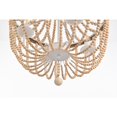 thumbnail image 6 of Living District Jolie 20 Inch Beaded Pendant In Beige, 6 of 8