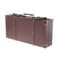 thumbnail image 1 of Leatner Suitcase Old Style Decorative Travel Home Decor Packaging brown, 1 of 10